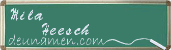 Mila Heesch Visitenkarte